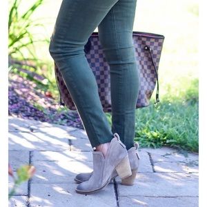 Jeffrey Campbell suede booties